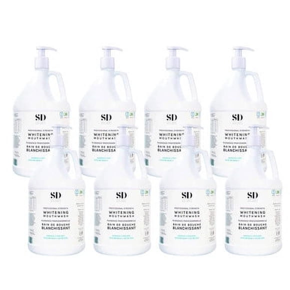 Spa Dent Naturals Advanced Coconut Sea Salt Whitening Mouthwash(8/CASE)