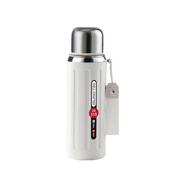 Stainless Steel Water Bottles, Stainless Steel Pot 316 Liner Extra Long Insulation Portable Cup for Hot and Cold