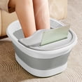 thumbnail image 1 of PRETXORVE Foldable Bath With Handle And Lid Portable Bath Spa With Massage Acupoints Portable Bath Foldable Spa For, 1 of 6