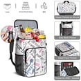 thumbnail image 4 of Nursing Themed Cooler Backpack, Leakproof Insulated Lunch Backpack with Cute Future Nurse Design for Medical Staff, 4 of 6