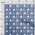 thumbnail image 1 of oneOone Organic Cotton Poplin Twill Fabric Diamond & Basketweave Geometric Print Fabric BTY 42 Inch Wide, 1 of 4
