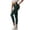 Green, variant on Bmisegm Women's Fashion Leisure Sexy Nightclub High Waist Solid Color Slim Fit PU Leather Pants Imitation Leather Autumn and Winter Leggings Yoga Pants 2024 Black L