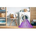 thumbnail image 2 of Ahgly Company Tapis d'Intérieur Ronds de Style Transitionnel Lavables à la Machine, Violet Pourpre, 6 Pieds Rond, 2 of 7