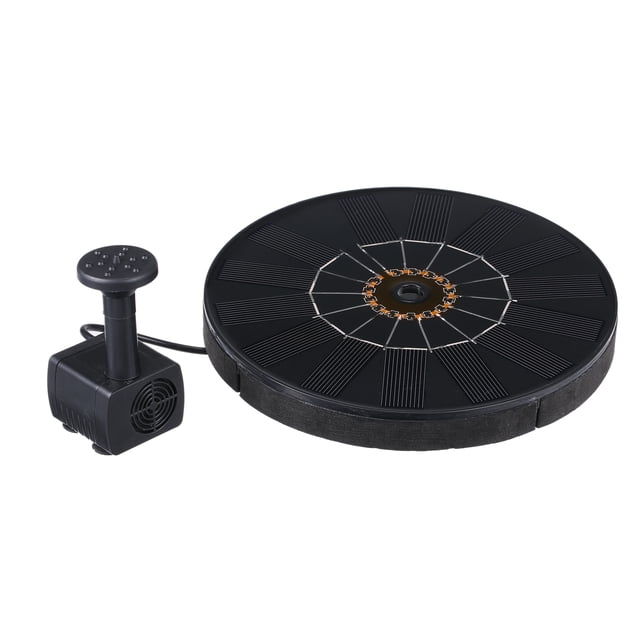 Solar Powered Energy Fountain Pump Kit Water Pump Set with DIY Fountain Pump for Outdoor