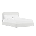 thumbnail image 4 of Better Homes & Gardens Juliet Queen Boucle Platform Bed, Ivory, 4 of 16