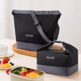 thumbnail image 1 of TIMIFIS Insulated Bento Boxs, Color Matching Crossbody Handheld Insulated Lunch Bag Multifunctional Outdoor Travel Picnic Bag Waterproof and Oil-Proof Large Capacity Lunch Bag Kitchen Appliances, 1 of 6