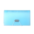 thumbnail image 2 of Accordion File Folder with Bill Clips 13 Pocket A6 Mini Organizer Plastic Transparent for Receipts Coupons Home Office Document Storage Hzhnb | Plastic, Blue, 2 of 6