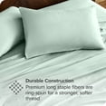 thumbnail image 3 of Bare Home Organic Percale Sheet Set - 300 Thread Count - 100% Organic Cotton - Full, Willow, 3 of 7
