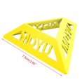 thumbnail image 2 of 24 Pcs Support de Cube Original Cube Magique Base en Plastique Jouets Éducatifs d'Apprentissage, Orange, 2 of 4