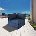 thumbnail image 4 of Ensemble modulaire de fauteuils d'angle Lanai, bleu, 4 of 6