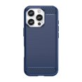 thumbnail image 1 of PANDACO Étui en Métal Brossé Bleu Marine pour iPhone 16 Pro, 1 of 2