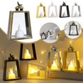 thumbnail image 3 of Mini Decorative Lantern for Centerpieces Vintage Candle Lanterns Flickering L ч, O1W1, 3 of 8