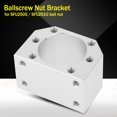 thumbnail image 2 of FLAMEEN Ballscrew Nut Housing Mount, 1pcs Ballscrew Nut Bracket, Measuring Instruments For SFU2505 / SFU2510 Ball Nut Grinding Machines Lathes, 2 of 8