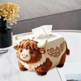 thumbnail image 4 of Aqestyerly Handmade Fabric Animals Tissue Box Cover Decorative Home Decor Item and Gift, 4 of 6