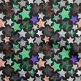 thumbnail image 1 of oneOone Silk Tabby Black Fabric Galaxy Craft Projects Decor Fabric Printed By The Yard 42 Inch Wide, 1 of 4