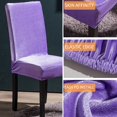 thumbnail image 4 of Elastic Dining Chair Cover Multicolor Wear-resistant  the Simple Style Recliner Slipcovers Home Supplies, 4 of 6