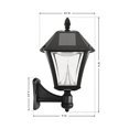 thumbnail image 4 of Gama Sonic Baytown 3585387 Solar-Powered LED Lantern - Black, 4 of 8