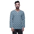 thumbnail image 1 of Atasi Indian Traditional Kurta For Men Keyhole Neck Short KurtaShirtFor Boys, 1 of 1