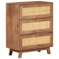 thumbnail image 1 of vidaXL Sideboard 61x35x76 cm Solid Mango Wood, 1 of 5