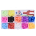 thumbnail image 2 of Rainbow Rubber Band Set Creative DIY Loom Rubber Band Bracelet Making Kit, 2 of 7