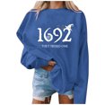 thumbnail image 2 of EGNMCR Chandails à Capuche pour Femmes, Chandails pour Femmes, Chandail d'Halloween Femmes Citrouille Café Chandails Graphiques Mignons Chandails d'Halloween Automne Chandail Col Rond Femmes Blouse, 2 of 5