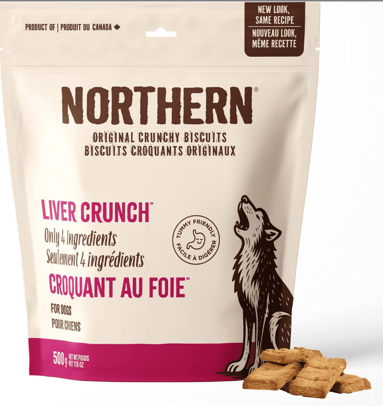 Northern Biscuit Liver Crunch Crunchy Dog Treats, 500-g bag