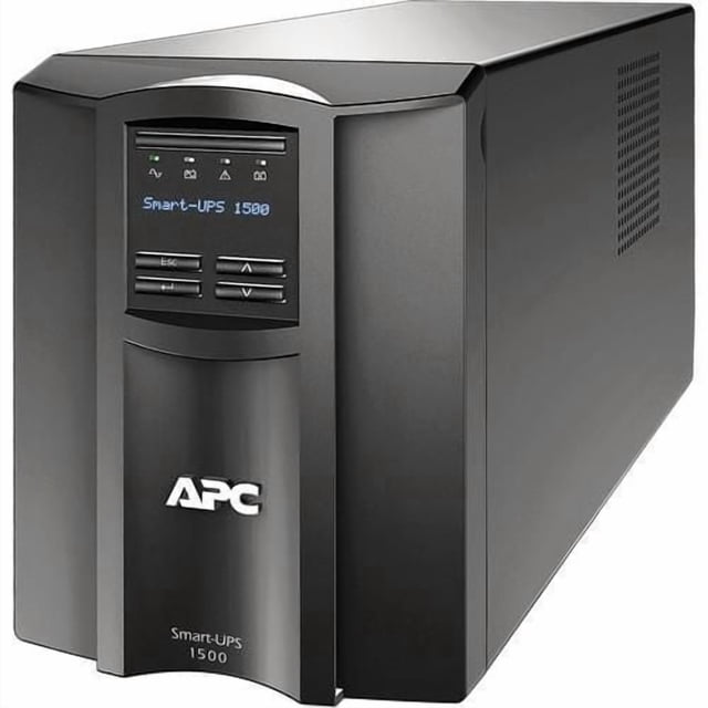 APC Smart-UPS 1500VA LCD 120V avec SmartConnect, une Alimentation Sans Interruption Noire avec Écran LCD avant, Boutons de Commande et logo APC, Conçue pour Protéger les Serveurs et les Appareils Réseaux avec Huit Prises Protégées contre les Surtensions et Surveillance à Distance du Nuage.