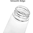 thumbnail image 3 of GFDYREE 18 Pack Plastic Juice Bottle, 12 Oz Clear Beverage Bottle with Black Tamper Evident Caps, Reusable Bulk Drink Containers Portable Water Bottle for Juice, Smoothies, Milk, Pyramid Sha, 3 of 7
