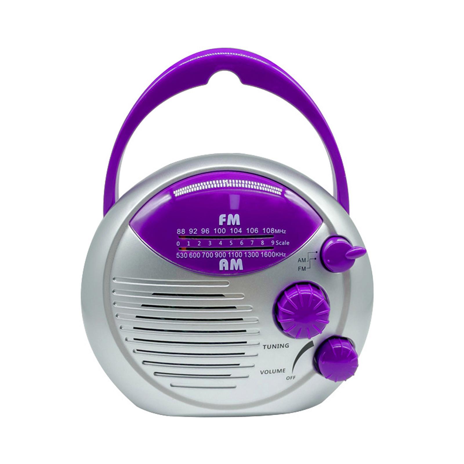 funtasica 1000mAh Emergency AM/FM Weather Radio, Battery Operated ,Portable 500W for
