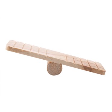 Wooden Seesaw Bridge Toy, Hamster Chew Toys Hamster Wooden Seesaw Climbing Toy, Small Animal Molar Toys Health Fun for Guinea Pigs Chinchillas Gerbils Mice Rats Mouse