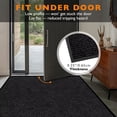thumbnail image 4 of KOLOKO Outdoor Mat Non Slip Doormat 4'x5' Front Door Mat Outside Welcome Mat Dirt Trapper Commercial Indoor Floor Mat Rubber Backed Thicken Entryway Rug Low Profile Black, 4 of 5
