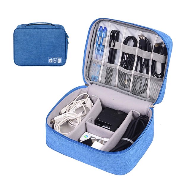 RKSTN Sac de Rangement Numérique Sac Numérique Sac de Rangement pour Câble de Données Multifonction Sac de Rangement pour Écouteurs d'Alimentation Mobile Articles Ménagers