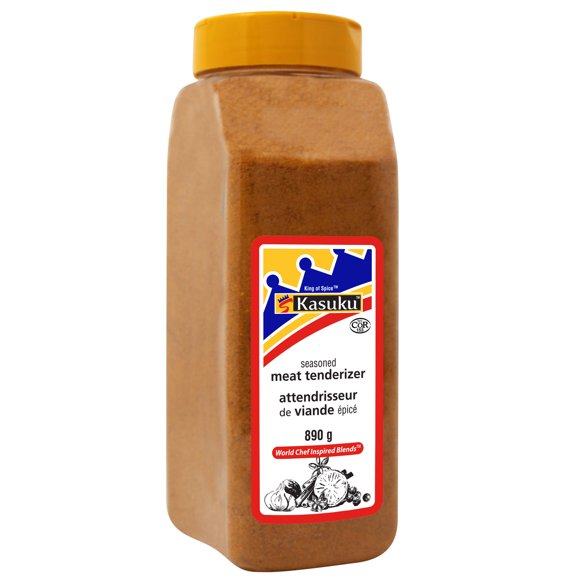Kasuku - Seasoned Meat Tenderizer - 890g - 1ct - Dual-Action Flavor Enhancer and Protein Softener (1ct)