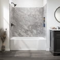 thumbnail image 2 of PALISADE 25.6in x 14.8in Vinyl Wall Tile Shower Kit in Silver Lake, 2 of 6