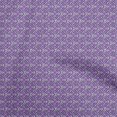 thumbnail image 1 of oneOone Rayon Purple Fabric Floral Sewing Craft Projects Fabric Prints By Yard 56 Inch Wide, 1 of 5