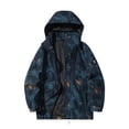 thumbnail image 3 of ManxiVoo Veste Élégante pour Femme Résistante à l'Eau Respirante Coupe-Vent de Printemps pour Usage Quotidien Mode de Rue Taille g Bleu, 3 of 6