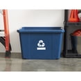 thumbnail image 4 of Gracious Living Medium Curbside Blue Box 17 Gal Home Recycling Bin(24 Pack), 4 of 11