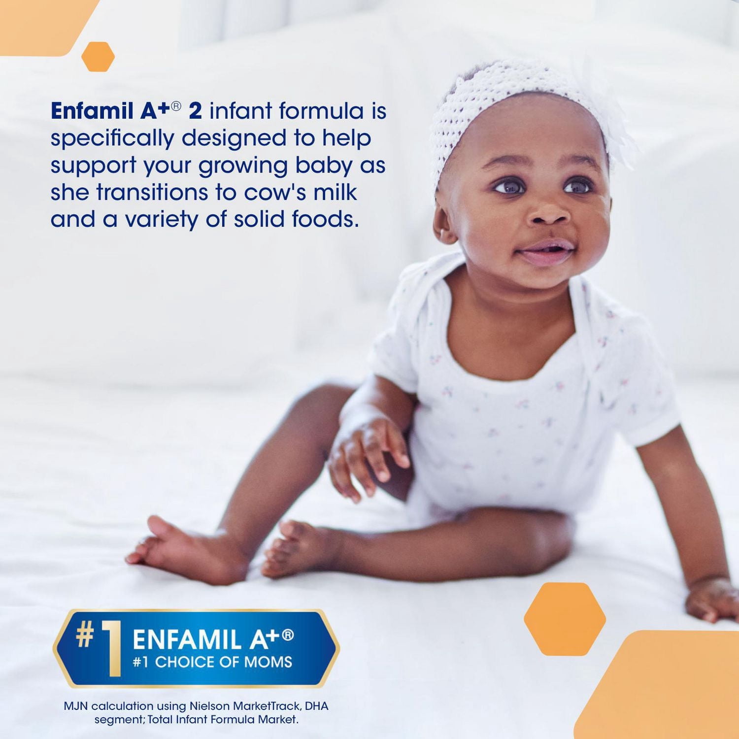 Enfamil A+ Étape 2, Préparation pour Bébés, Préparation pour Nourrissons, Bébés de 6 à 18 Mois, Recharge de Poudre, 992g