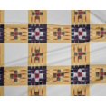 thumbnail image 4 of oneOone Polyester Lycra Fabric Check Ikat Printed Craft Fabric BTY 56 Inch Wide, 4 of 4