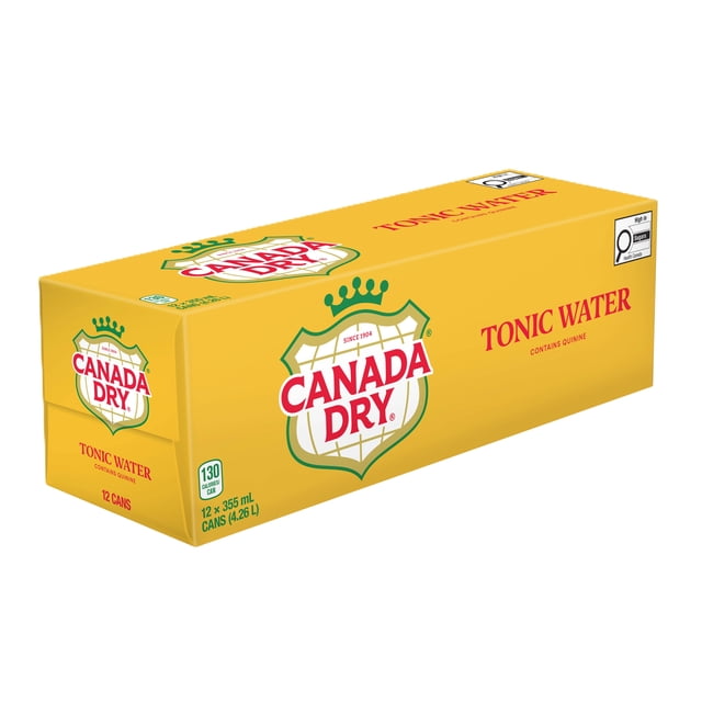 Canada Dry® Tonic Water 355 mL Cans, 12 Pack