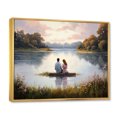 thumbnail image 2 of Designart Romantic Landscape framed wall Art, Romantic Landscape Tranquil Charm I , Romantic Landscape Large framed wall art decor, Multi-Color Traditional Gold framed wall art, Gold Frame, 2 of 5
