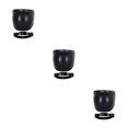 thumbnail image 3 of Decodeary Visors Materials For Clear Easy To Carry Vintage Dark brown black 3Set, 3 of 6