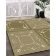thumbnail image 3 of Ahgly Company Tapis d'Intérieur Rectangulaire Transitionnel Brun Chêne Lavable à la Machine, 7 Pieds x 10 Pieds, 3 of 7