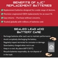 thumbnail image 3 of AJC Battery Compatible with Ariens RM 8028 Lawn Mower and Tractor Battery, 3 of 4