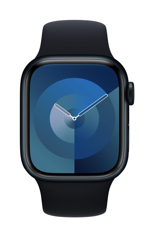 Apple Watch Series 9 GPS +Cellular 45mm Midnight Aluminium Case with Midnight Sport Band- M/L