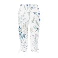 thumbnail image 4 of Pantalon Cargo pour Femmes à Coupe Décontractée par Generic TG, Capris Décontractés Noirs Unis, à Cordon, Raccourcis, Légers, 1 Unité, 4 of 5