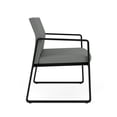 thumbnail image 4 of Gansett Reception Waiting Room Bariatric Chair / Black Steel / Light Gray, 4 of 5