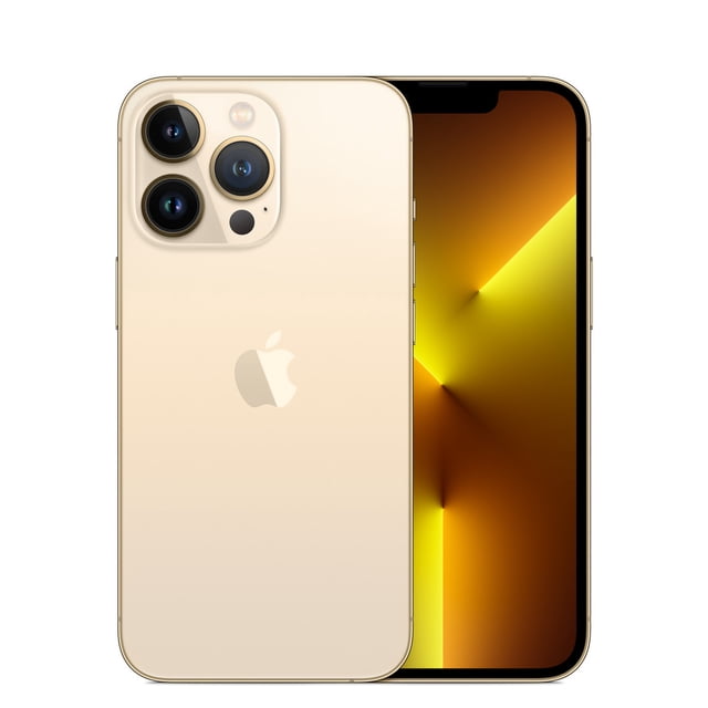 Apple iPhone 13 Pro Max 128GB Unlocked Smartphone (Gold) Certified Refurbished Excellent Condition