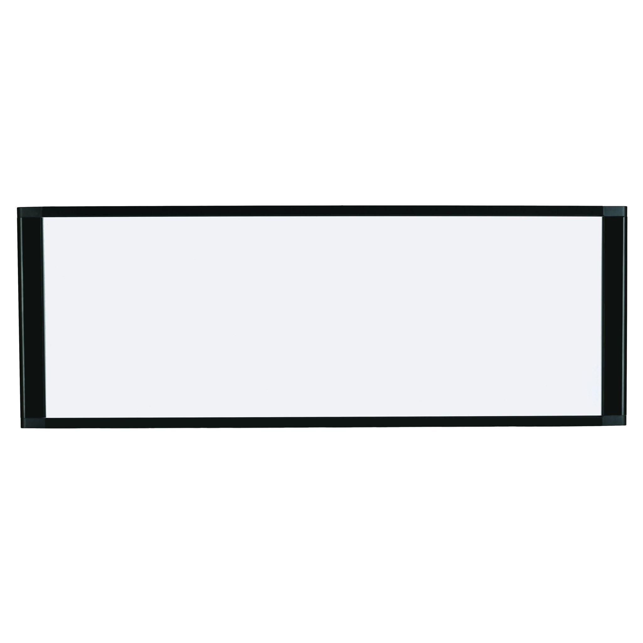 MasterVision Magnetic Gold Ultra Dry Erase Cubicle Dry Erase Board, 36 x 18 Inches, Black Aluminum Frame (MA10007705) , White