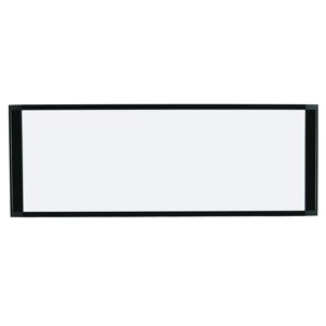 MasterVision Or magnétique Ultra Tableau d'Erase à Séchoirs, 36 x 18 Inches, cadre en aluminium noir (MA10007705) , blanc